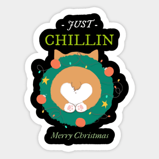 Pet Christmas Sticker